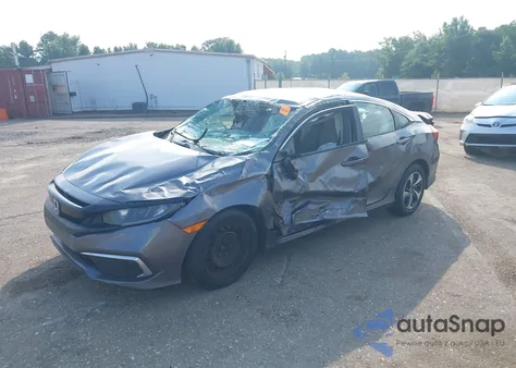 2019 Honda Civic Lx из США, поврежденный, VIN 19XFC2F66KE028596